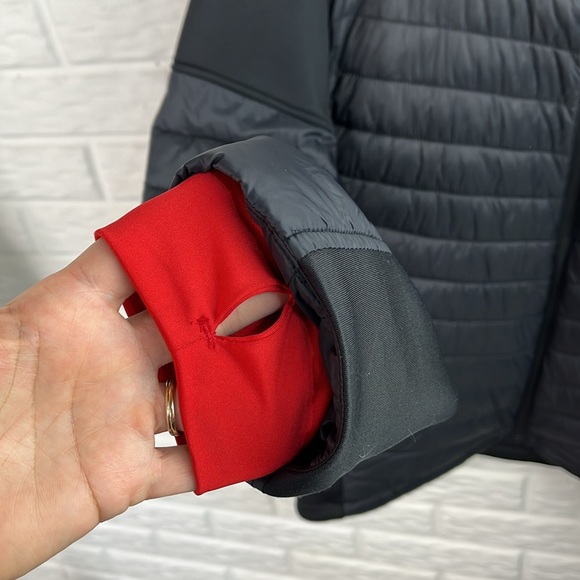 BODY GLOVE PUFFER NEOPRENE PRIMALOFT JACKET BLACK RED MENS SIZE LARGE - Picture 7 of 15